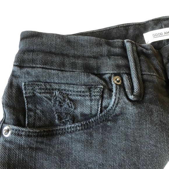 Good American Good Classic Jeans Black 114 Size 2 - Picture 8 of 12